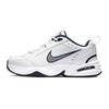 Nike Air Monarch 4 PU Leather Height Increasing Height Increasing Low top Chunky Sneakers Unisex Blue White 415445-102(TeamS-QD)