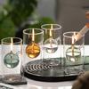Fuels Refillable Glass Oil Candle Tornados Styles Candle Holders Outdoor/Indoor Lantern Dining,Emergency Lighting