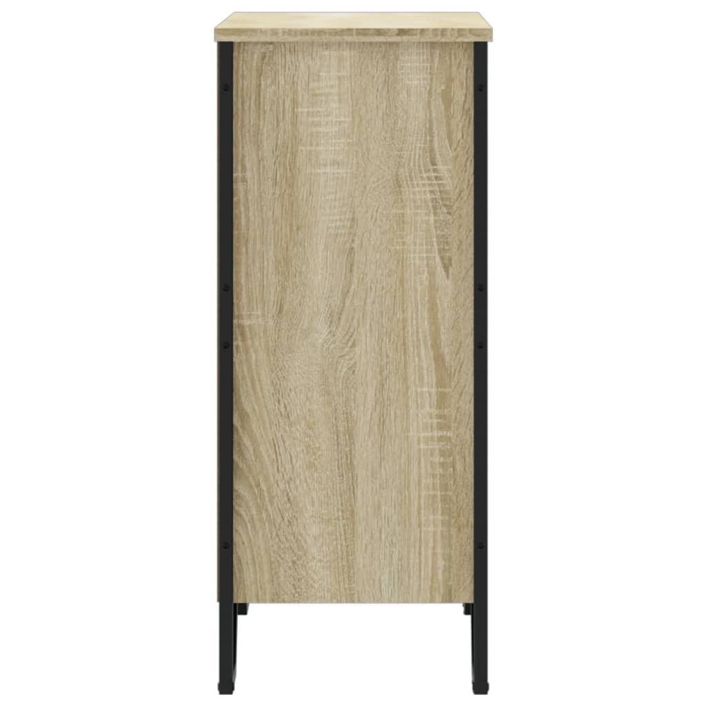 Vidaxl Regał, Dąb Sonoma, 80X31X74,5 Cm, Materiał Drewnopochodny