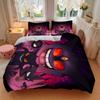Monstrous Fantasy Creature Printed 3pcs Bedding Set Soft Microfiber 1 Duvet Cover And 2 Pillowcases Home Bedroom Decor Xmas Gift Ek138