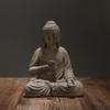 Zen-Inspired Solar-Powered Buddha Statue with Light - Resin Garden & Entryway Decor, Outdoor Ornament