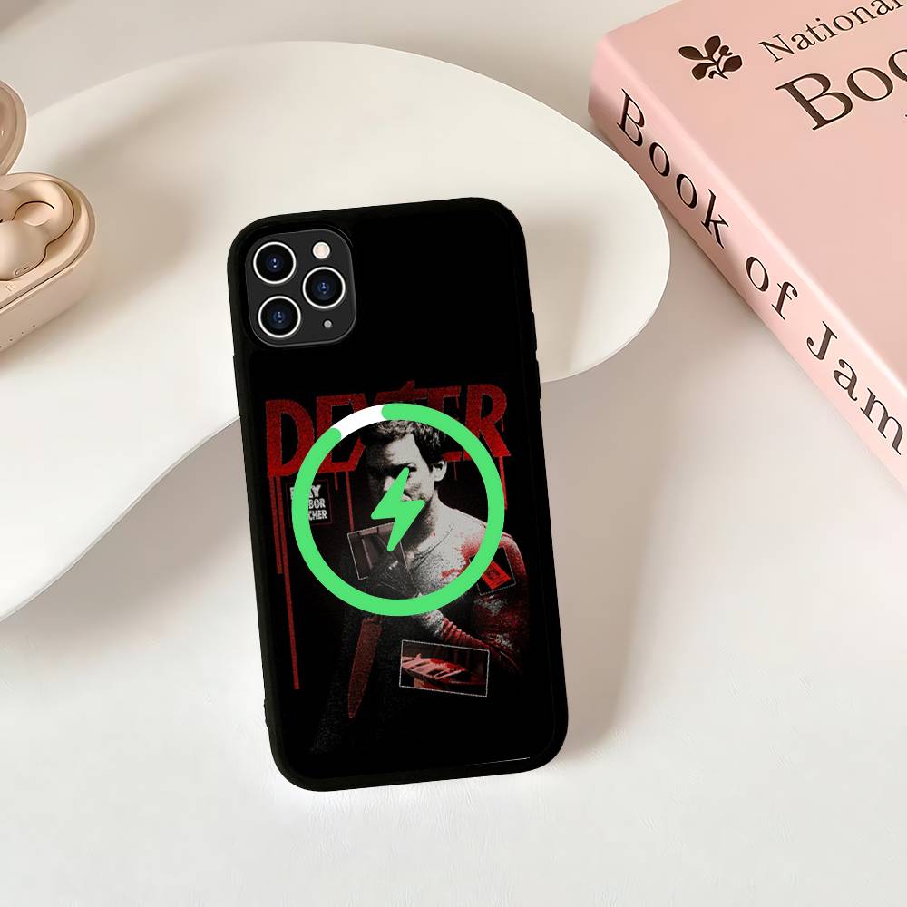 Dexter Morgan Phone Case For IPhone 16 15 14 13 12 11 17 Pro Max Plus Magnetic Wireless Cover
