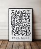Poster Paul Klee Black and White