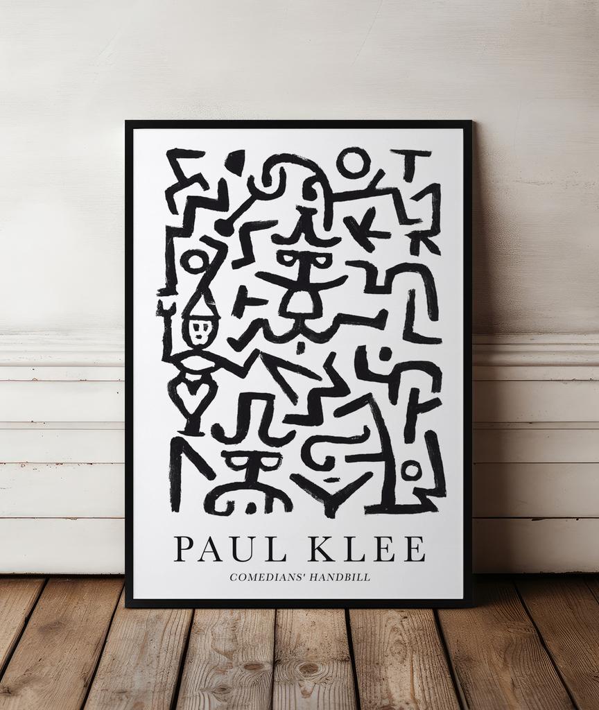 Poster Paul Klee Black and White