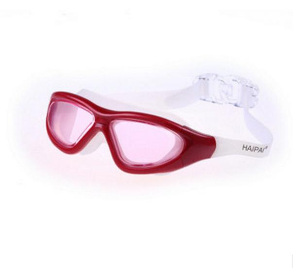 High-Definition Anti-Fog Waterproof Adult Swimming Goggles - Unisex Large Frame