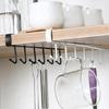 Multipurpose 6 Hook Kitchen Cup Holder Home Accessory for Cabinet and Wall Storage of Mugs and Daily Use Items
