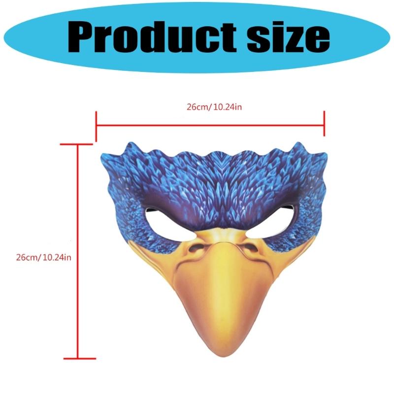 Multiple Bird Animal Hawks Masks For Halloween Costume Parties Soft PU Leather EVA Fabric Design