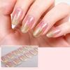 Tiras de Gel para Unhas com Lixa Fácil de Aplicar Remover Autocolante de Unha Decalque Mulheres Manicure em Casa Esmalte DIY Envoltório de Unha