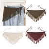 Breathable Hollow Knit Triangled Scarf For Layering Lightweight Multipurpose Shawl For Women Men And Kids