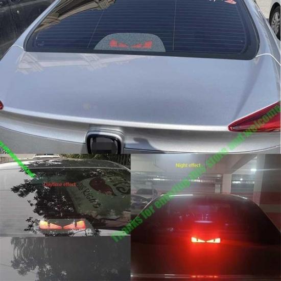 For Honda Civic 10Th 2016-2021 PC Red High Brake light projection board Trim 1Pc