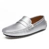 New leather Doudou shoes men's casual driving shoes soft sole fashion foot cover versatile lazy shoes large size 49