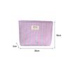 Cute Canvas Striped Travel Cosmetic Lipstick Brush Storage Bag Toiletry Kit Girl Kawaii Makeup Handbags Organizer Pouch Bag