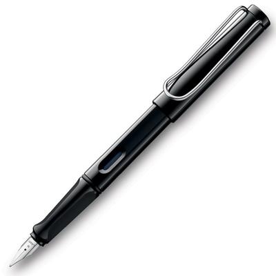 LAMY Safari Black Füllfederhalter, limitierte Auflage 2007, Federstärke EF, Größe (Extra fein), L19BK-EF