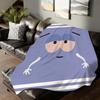 Cartoon Funny T Towelie Blanket Soft and Skin Friendly For Couch Bed Napping Bedspread All Seasons Comforter