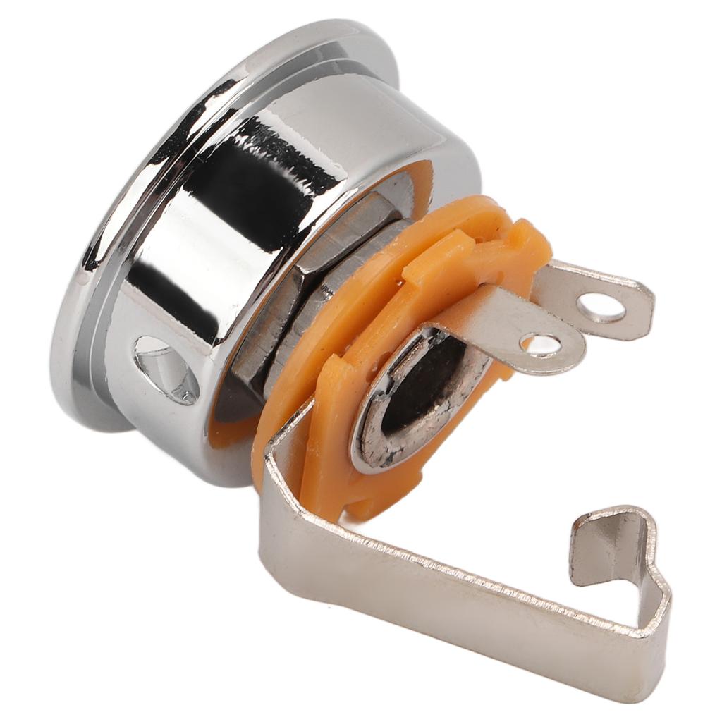 Guitar Stereo Output Socket Thickened Round Cup Shaped Metal Output Jack for TL Electric Guitar