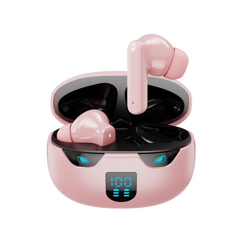 Wireless Bluetooth 5.3 Earbuds With Active Noise Cancellation LED Battery Display Deep Bass Sport-Fit Design