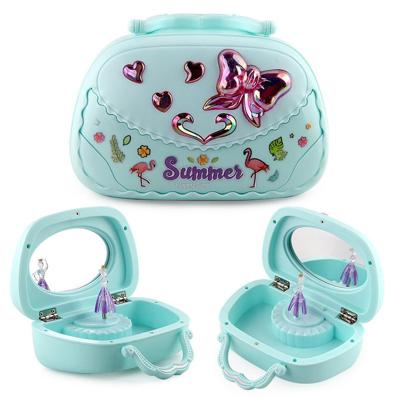 Kindermusik Schmuckkästchen Handtasche Drehende Ballerina Spieluhr Geschenk
