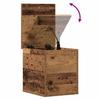 Aufbewahrungsbox Holzoptik recycelt 30 x 35 x 35 cm Holzwerkstoff