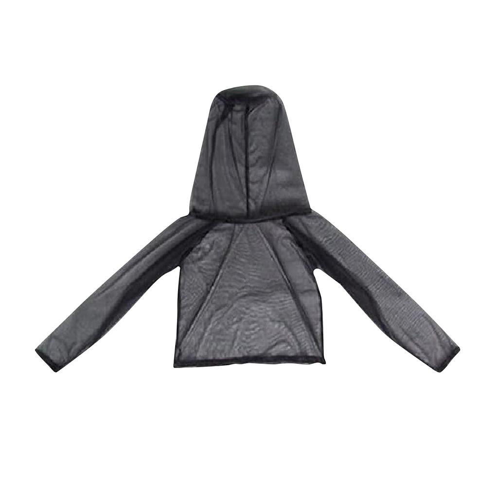 Mosquito Suit Net Mesh Pants Jacket With Hood For Outdoor Protections From Gnats, No-See- & Midges Mosquito Net Clothing For Men & Wome