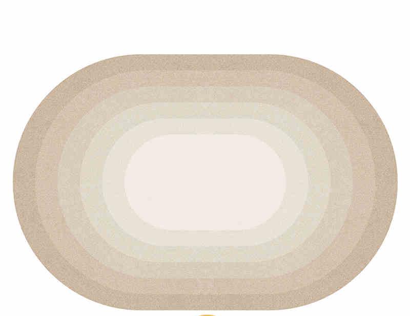 Modern Style Rugs for Bedroom Oval Shape Living Room Decoration Carpet Home Washable Anti-slip Floor Mat Fluffy Soft Bedside Rug