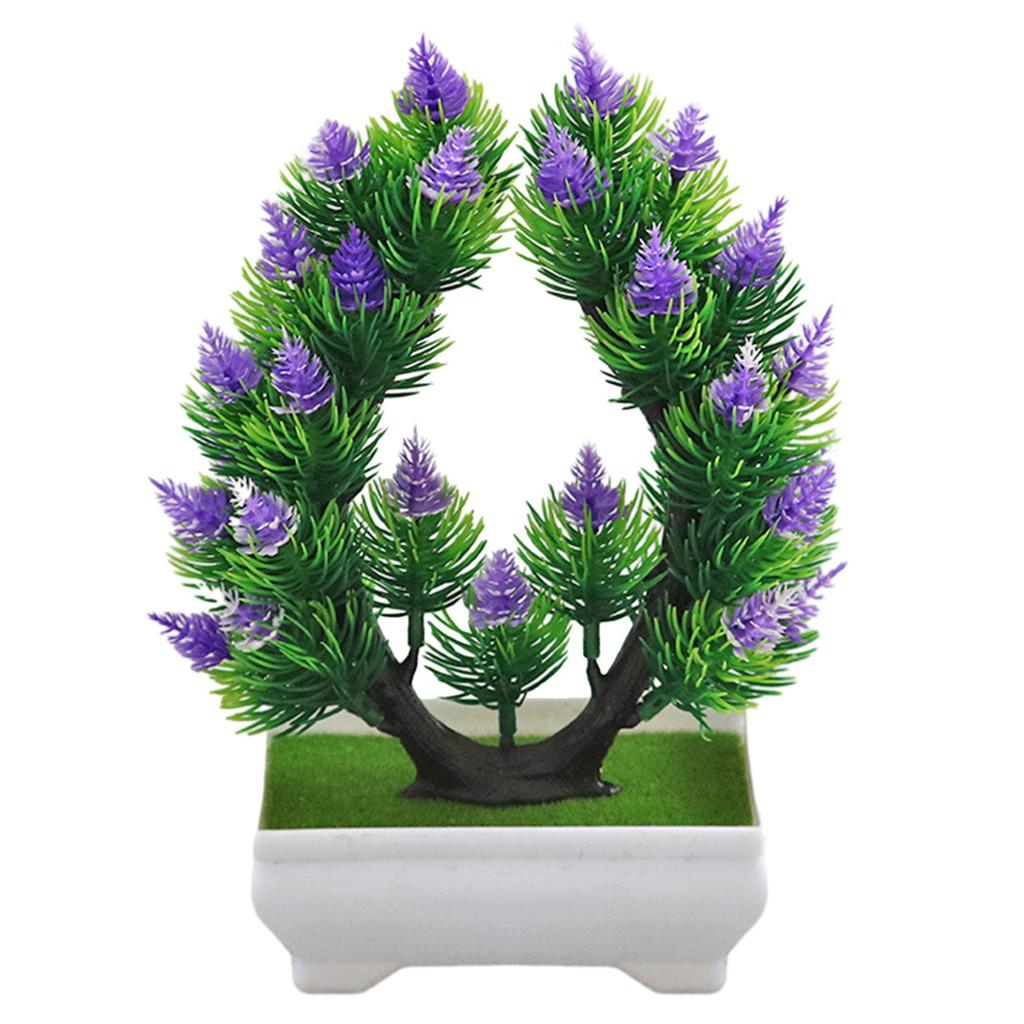 Plastic Artificial Bonsai Restaurants Weddings 22*12cm