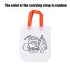 Cartoon Christmas Diy Graffiti Bag Handmade Painting Non-Woven Bags for Children Arts Crafts Color Filling Handbag Xmas Gift