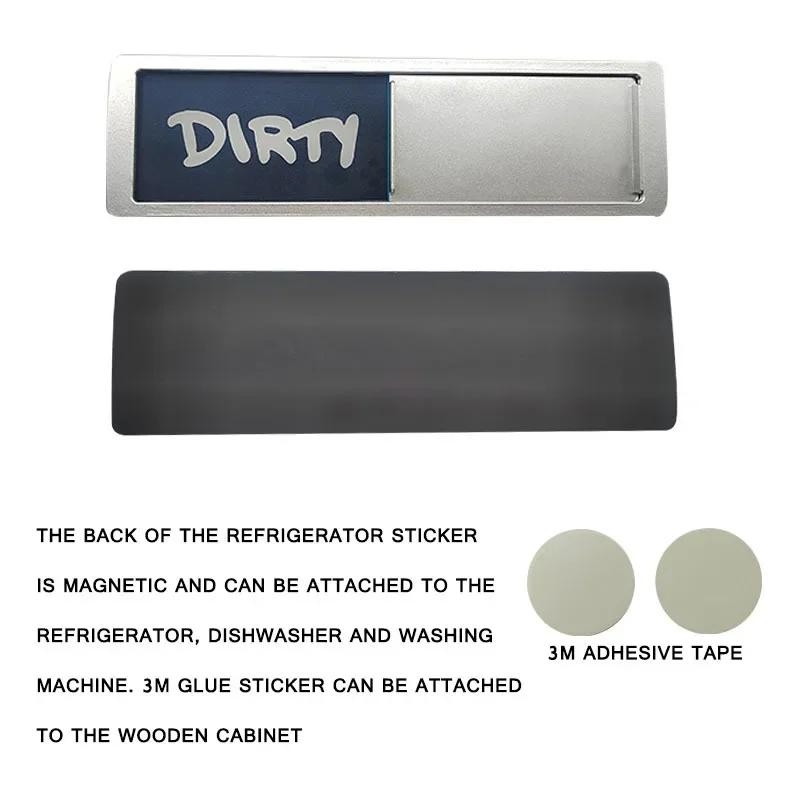 Verschiedene Tipps zur Zimmerreinigung Sauberkeitszeichen Hotel-Magnetschild Küche Spülmaschinen-Magnet Sauber Schmutzig Schild Heimzimmer-Dekoration