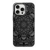 Mandala Totem Pattern Floral Case for iPhone 16 11 12 13 14 15 Pro Max XR 8 Plus Anti-Scratch Dual Layer Hard IMD Plastic Cover