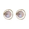 Minimalist Retro Pearl Stud Earrings: Versatile, High-End Statement Jewelry for Women