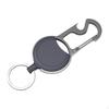 Key Heavy Duty Pull Sporty Reusable High Resilient Carabiner Metal Wire Hook Retractable Chain for