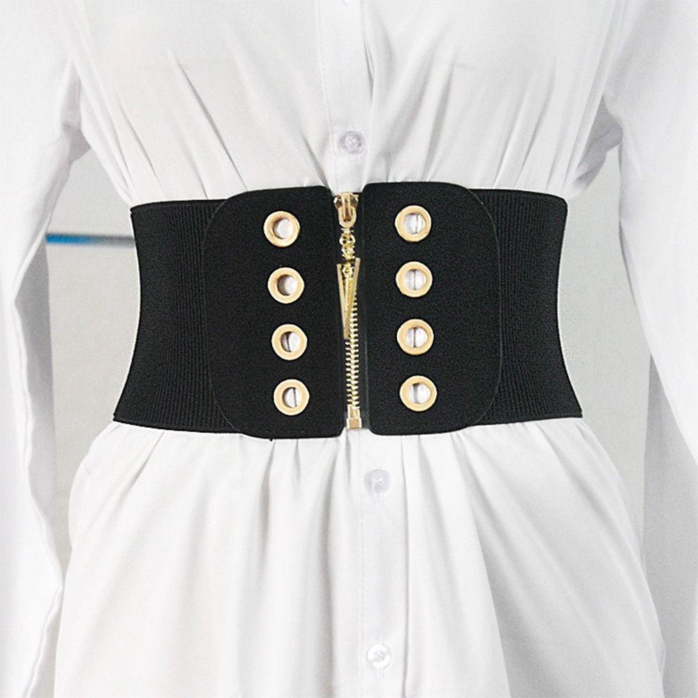 Elastic Elastic Corset Belt Black Dress Waistband Vintage Peplum Waistband  Wedding Party