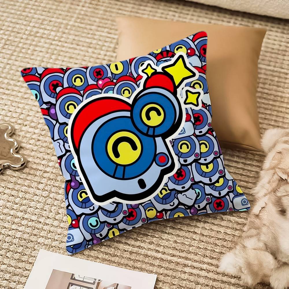 B-Brawl Anime S-Stars Pillow Case Anti-dustmite Pillowcase Invisible Zipper Silky Short Plush Sofa Cushion Cover