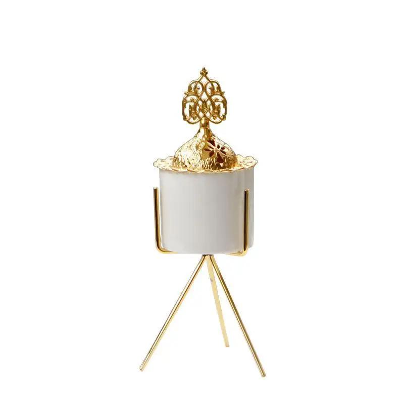 1pcs Nordic Style Fashion Ceramic Incense Burner Stand Backflow Incense Burner Home Fragrance Stand Aroma Burner Creative Decor
