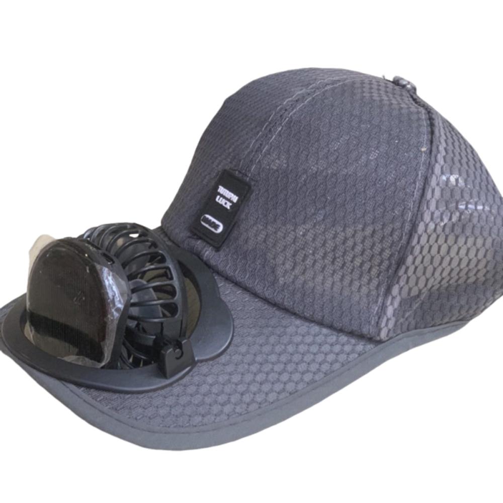 Mesh Summer Fan Sunhat Solar Solar Charging Fan Cap Dad Hat Fishing Hats  Male