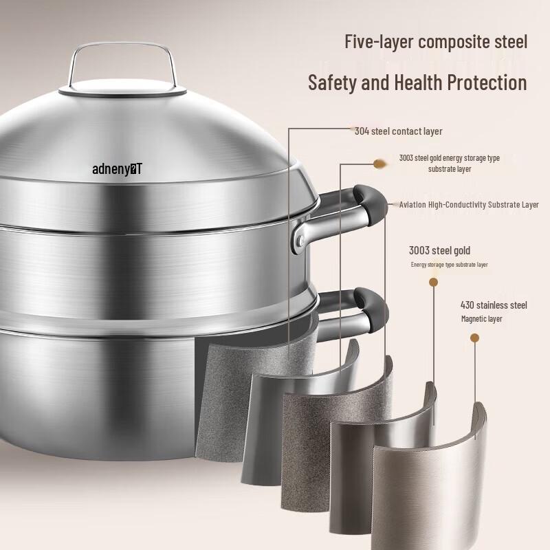 Aoding AS-510 304 Stainless Steel All-in-One Multi-Cooker