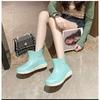 Ladies' Fashionable Low Cut Anti Slip Rain Boots And Rubber Shoes