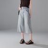 SOFSIL Women's High Waist Wide Leg Cropped Jeans