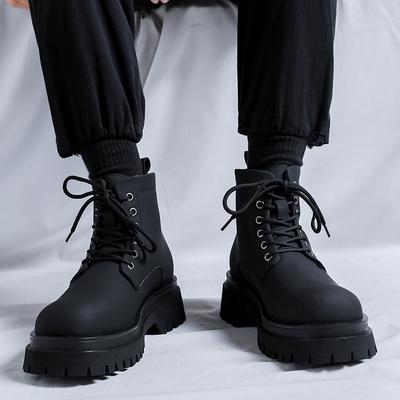 Mode Dicken sohlen herren stiefel Hohe qualität trend Outdoor freizeit business party Täglichen büro Mode straße walking männer schuhe