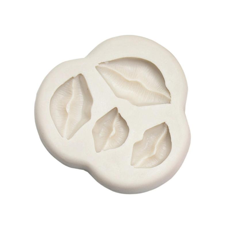 Red Lip Biscuits Silicone Mold Chocolate Candy Mold for Diy Dessert Ice Block Mold Handmade Cupcake Decor Baking Tool