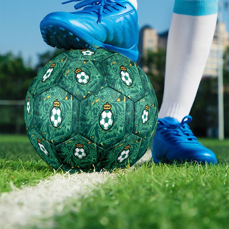 Club Santos Laguna Print Size 5 Soccer Ball, PU Wear Resistant Football for Match Training and Daily Practice, Birthday Gift for Soccer Fans