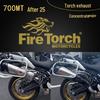 FIRE TORCH Motorcycle Exhaust Pipe Tail & Front Section for Chunfeng 700MT (Model Years: 2025-2026)