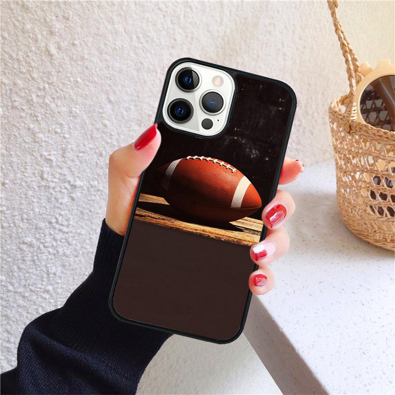 American Football Phone Case for iPhone 17 Air 16 15 14 12 13 PLUS 11 PRO MAX Back Cover Fundas Shell