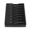 8 Slot Lithium Battery Charger 3.6V 3.7V Battery Charger for 10440 14500 14650 16340 16650 17500