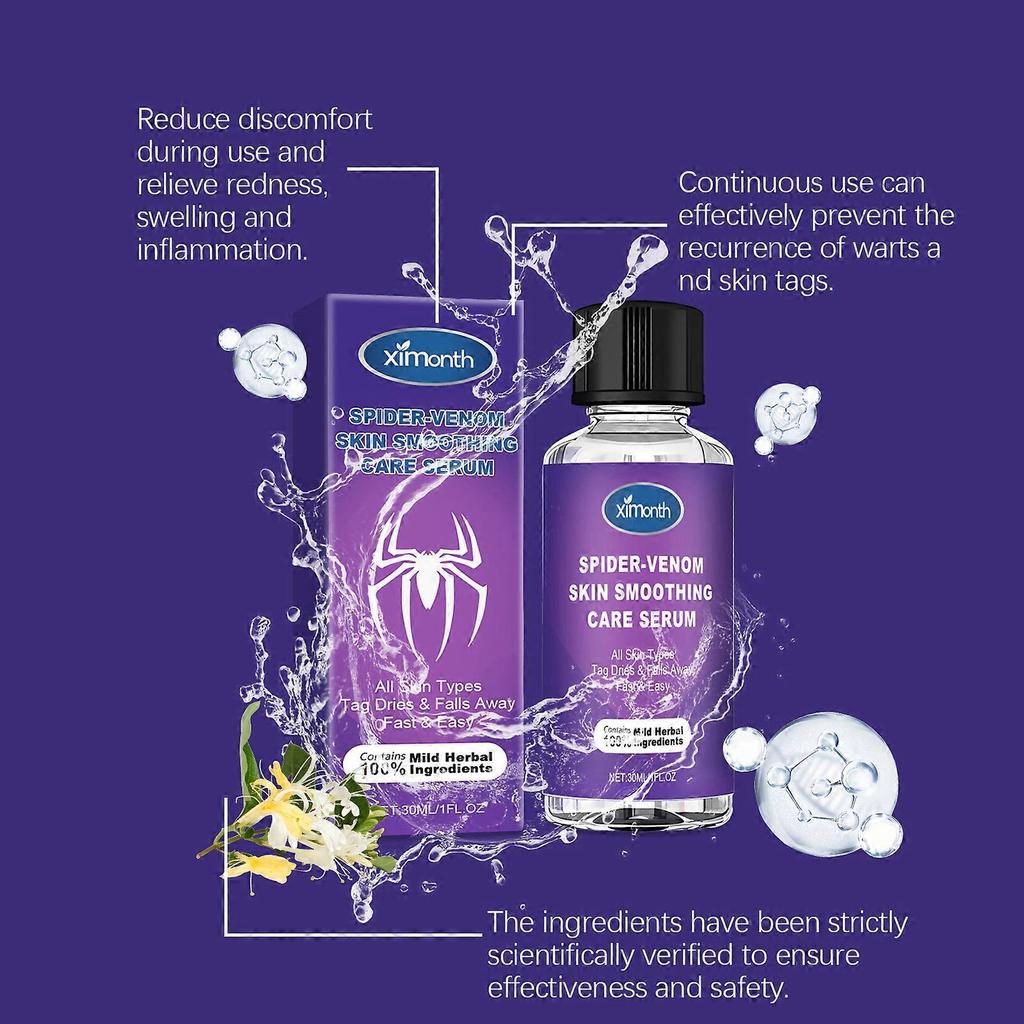 Spider Venom Skin Smoothing Care Serum Spider Venom Serum, Anti-Aging Facial Serum, Face Serum to Help Refine Fine Lines & Wrinkles