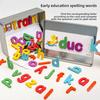 Magnetic Word Alphabet Puzzle For Kids Learning Wooden Educational Gift Toy
