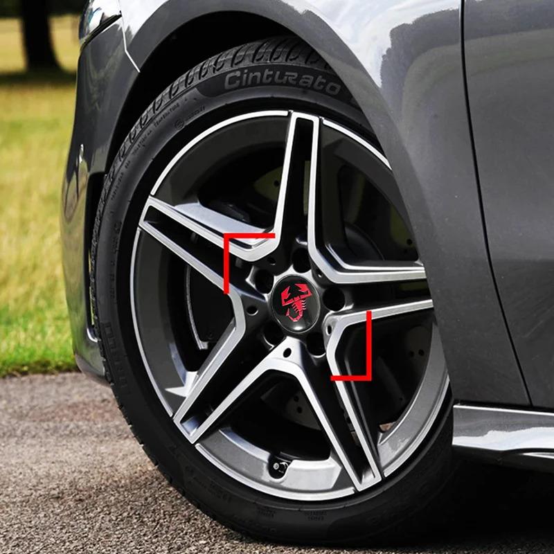 4pcs 65mm 60mm 3D logo car emblem Wheel Center Hub auto Rim refit dust-proof badge covers sticker styling accessories For FIAT