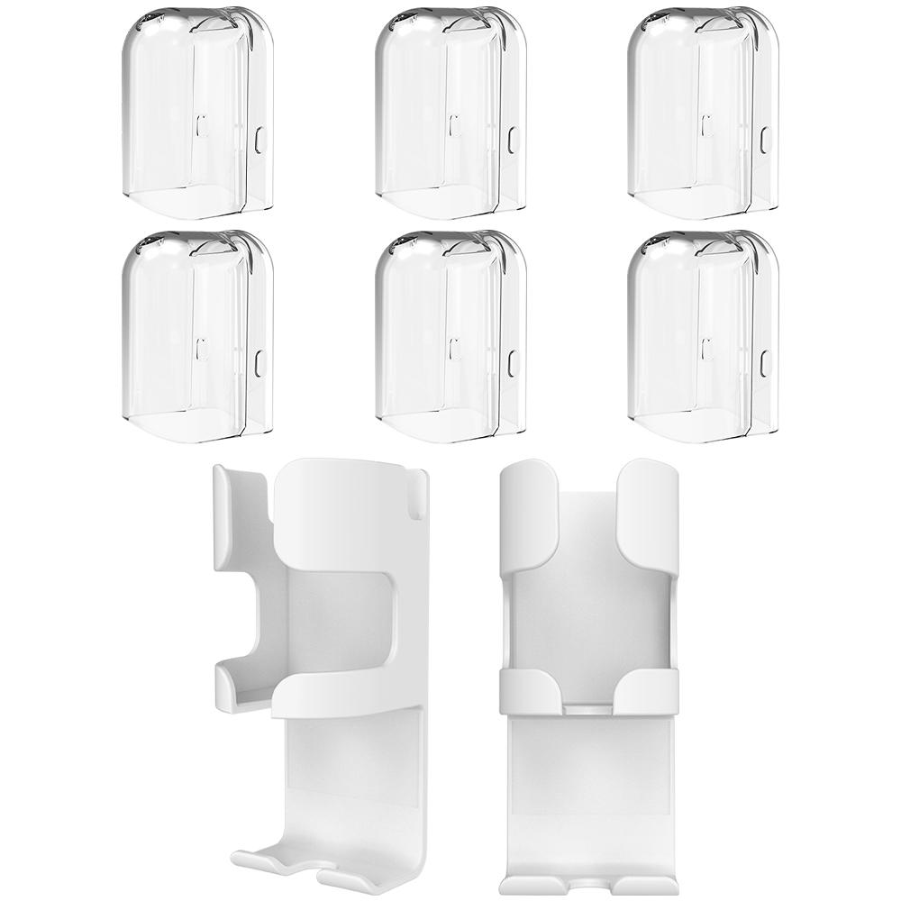 Brush Head Dustproof Protective Cover Caps & Electric Toothbrush Holders, Compatible with Philips Sonicare Electric Toothbrushes