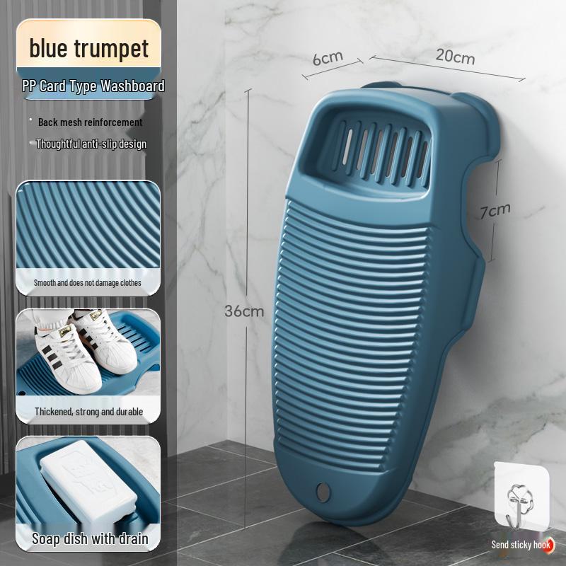 Compact Non-slip Washboard for Small Laundry Tasks