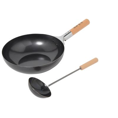 Maruyama Giken Chuka Koubou Ketaus puodas 26cm su kinišku samčiu Suderinamas su Suderinamas su Dujomis Pagamintas Wokui CK-08 IH, Viryklė, Wokas Japonija,
