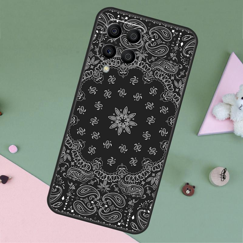 Paisley Bandana For Samsung Galaxy M11 M21 M31 M12 M13 M14 M15 M35 M34 M54 M33 M53 M32 M52 M06 M16 M55 Case
